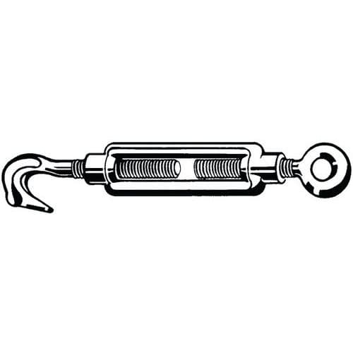 Napínací matice s hákem a okem DIN 1480 Ocel S235JR Pozinkované/Žárový zinek