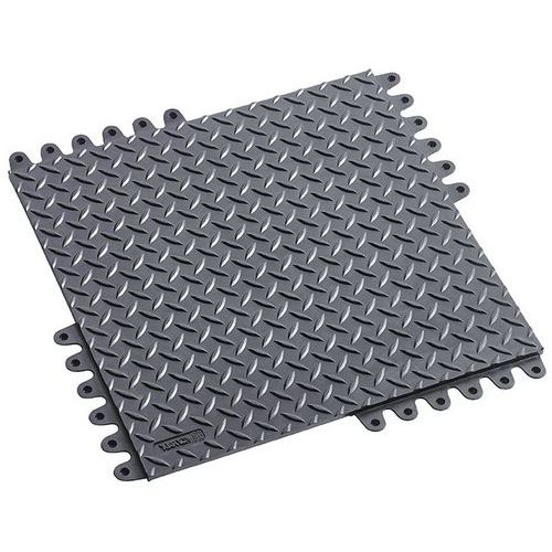 Zátěžové podlahy De-Flex, 450 x 450 x19 mm, antistatiské ESD, černá