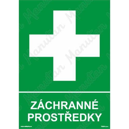 Tabulky bezpečí - Záchranné prostředky