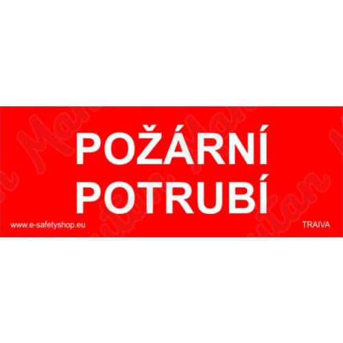 Požární tabulky - Požární potrubí