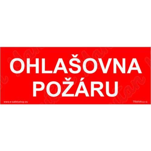 Požární tabulky - Ohlašovna požáru