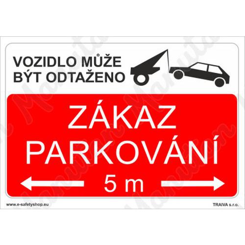 Zákazové tabulky - Zákaz parkování