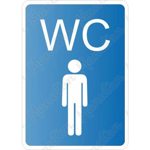 Informační tabulky - WC muži