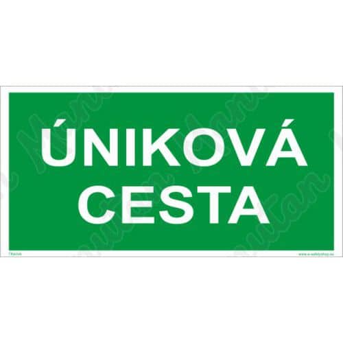 Tabulky bezpečí, fotoluminiscenční - Úniková cesta