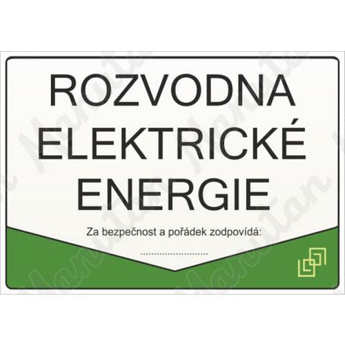 Informační tabulky - Rozvodna elektrické energie