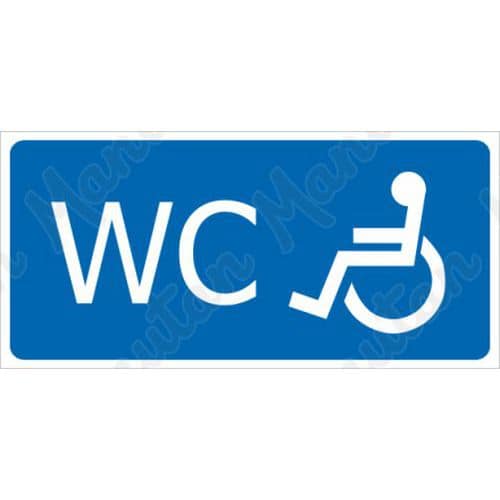 Informační tabulky - WC pro invalidy