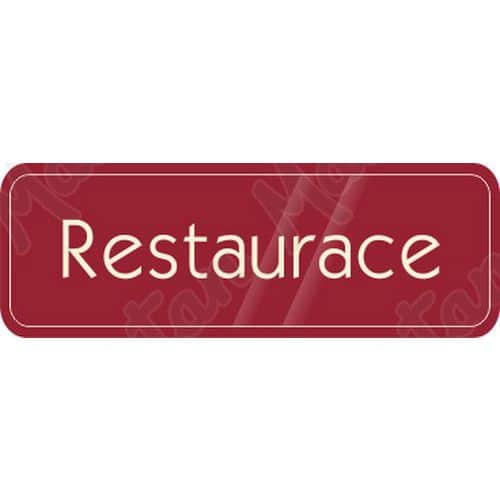 Informační tabulky - Restaurace