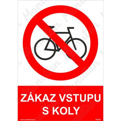 Zákazové tabulky - Zákaz vstupu s koly