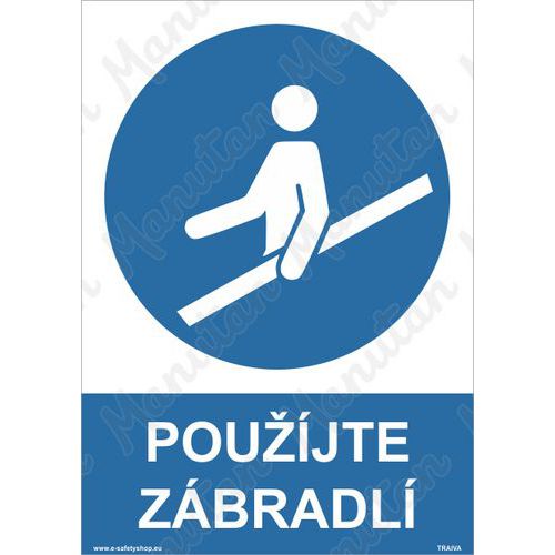 Příkazové tabulky - Použíjte zábradlí