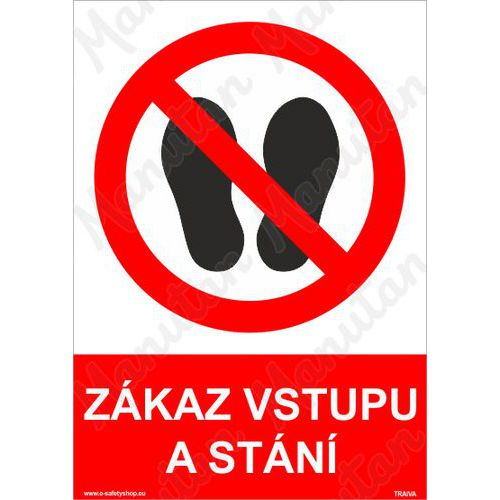 Zákazové tabulky - Zákaz vstupu a stání