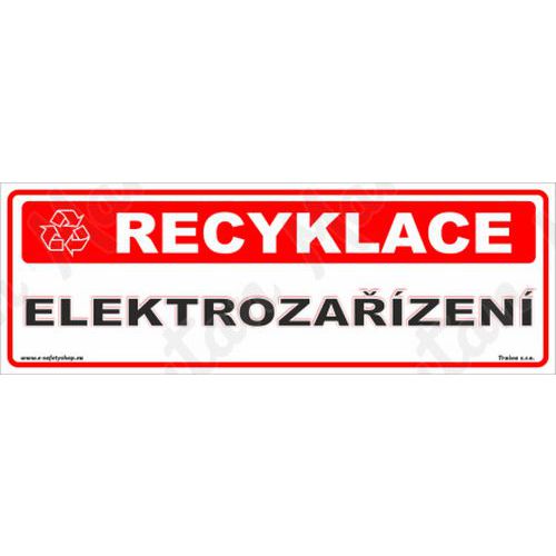 Informační tabulky - Recyklace elektrozařízení