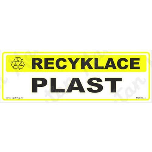 Informační tabulky - Recyklace plast