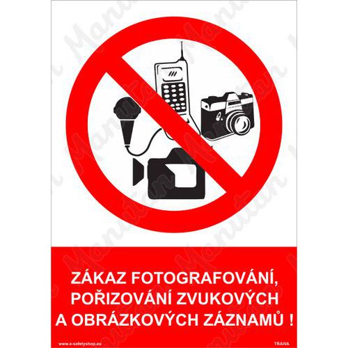 Zákazové tabulky - Zákaz fotografování