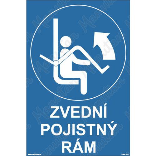 Příkazové tabulky - Zvedni pojistný rám