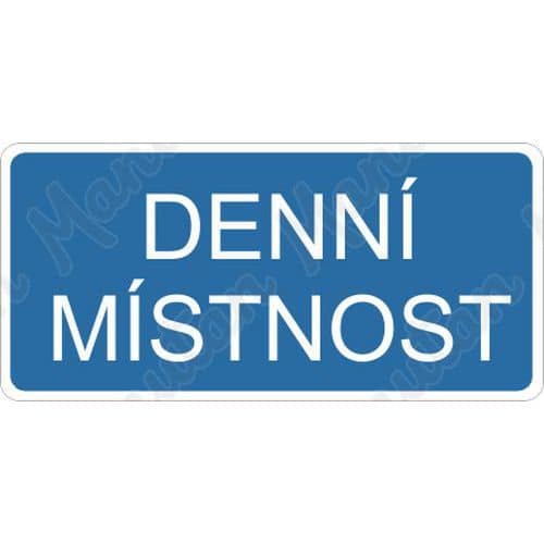 Informační tabulky - Denní místnost