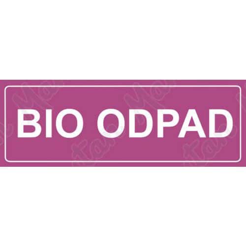 Informační tabulky - Recyklace bio odpad