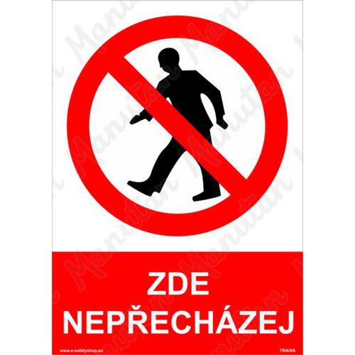 Zákazové tabulky - Zde nepřecházej