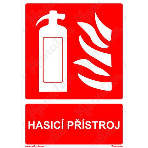 Požární tabulka - Hasicí přístroj