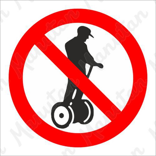 Zákazová tabulka - Zákaz vjezdu na segway