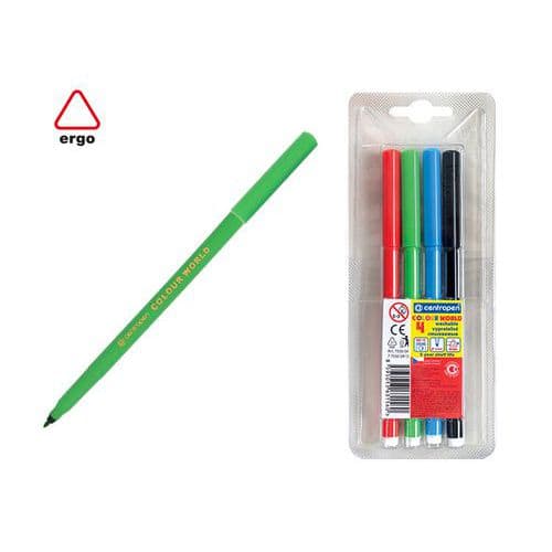 Fix CENTROPEN 7550/ 4 barvy trojhranné