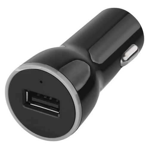 USB adaptér do auta, 2,1 A + micro USB kabel + USB-C redukce