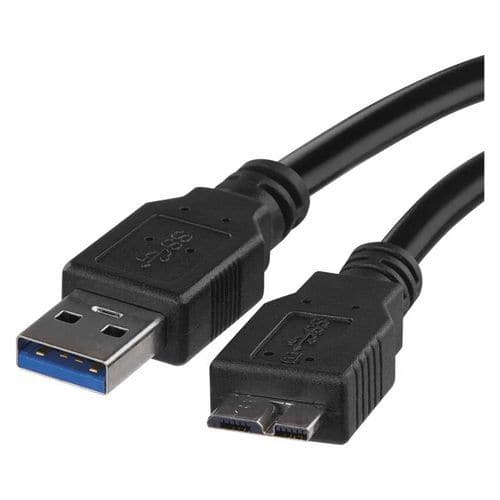 USB kabel 3.0, A vidlice - micro B vidlice, 1 m