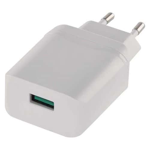 Univerzální USB adaptér QUICK, do sítě, 3A (18W) max.