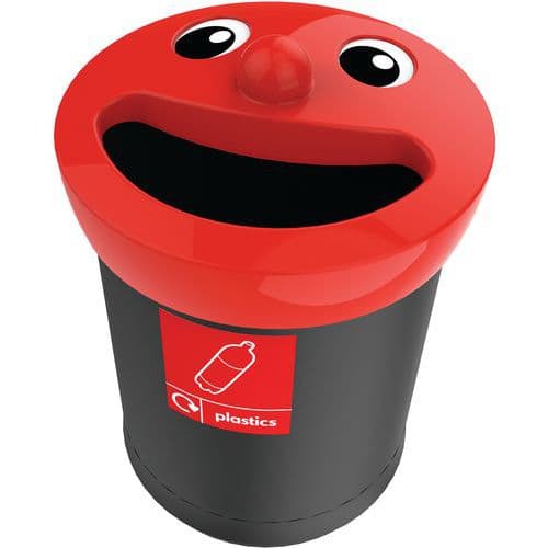 Odpadkový koš Smiley Face 52 l, plast_Vepabins