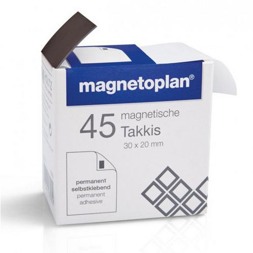 Samolepící magnety Magnetoplan Takkis, 45ks