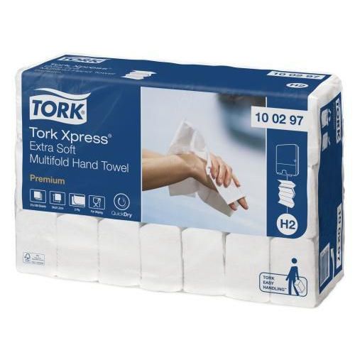 Papírové ručníky skládané Tork Xpress PREMIUM Extra Soft bílá TAD H2, 2100ks