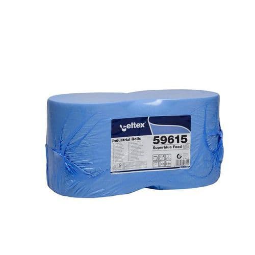 Průmyslová papírová utěrka Celtex SuperBlue S, šířka 26,5cm 3vrstvy, 2ks