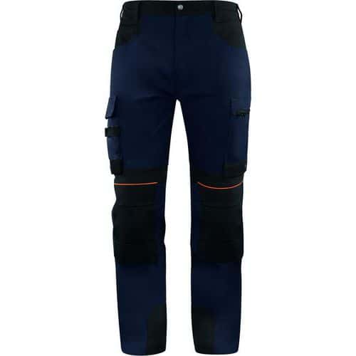 Strečové pracovní kalhoty M5PA3 Navy Blue/Black - Delta Plus