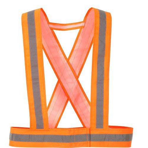 Hi-Vis křížové popruhy, oranžová