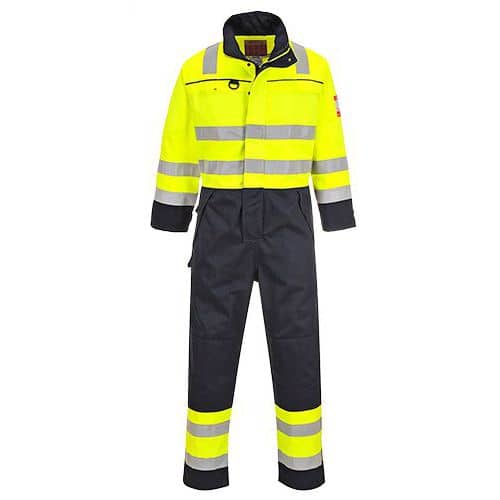 Kombinéza Hi-Vis Multi-Norm, modrá/žlutá