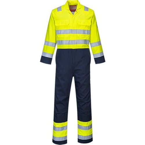 Overal Hi-Vis Anti-Static Bizflame Pro, modrá/žlutá