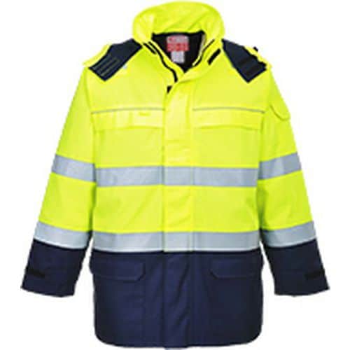 Bunda Bizflame Multi Arc Hi-Vis, modrá/žlutá