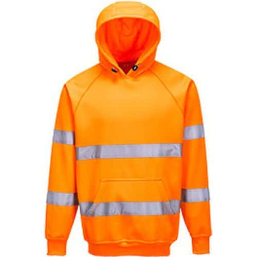 Reflexní mikina Hi-Vis s kapucí, oranžová