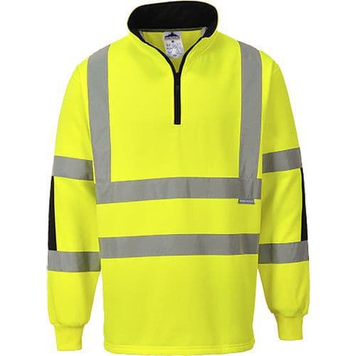 Reflexní mikina Xenon Rugby Hi-Vis, žlutá