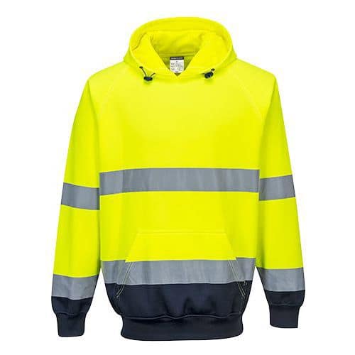 Reflexní mikina Elfi Hi-Vis, žlutá/modrá