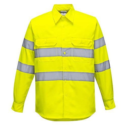 Reflexní košile Hi-Vis, žlutá