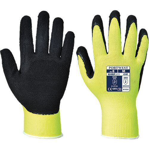 Rukavice HiVis Grip, žlutá