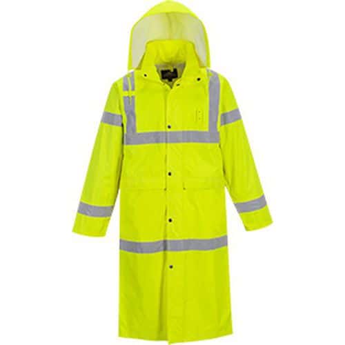 Reflexní Hi-Vis pláštěnka, délka 122 cm, žlutá