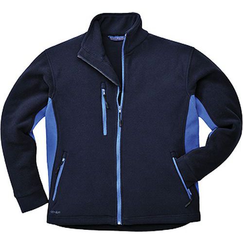 Dvoubarevná fleece Portwest Texo Heavy, modrá