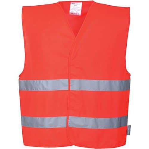 Reflexní vesta Two Band Hi-Vis, červená