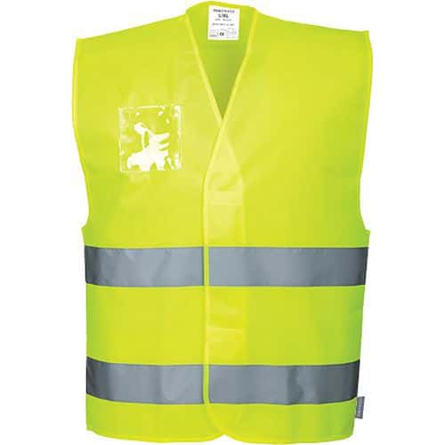 Reflexní vesta Label Hi-Vis, žlutá