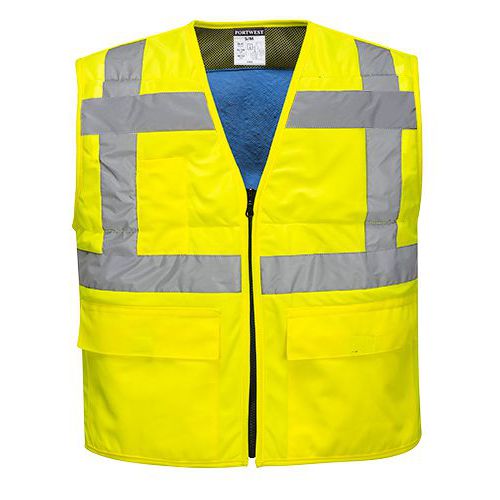 Reflexní ochlazující vesta Hi-Vis, žlutá