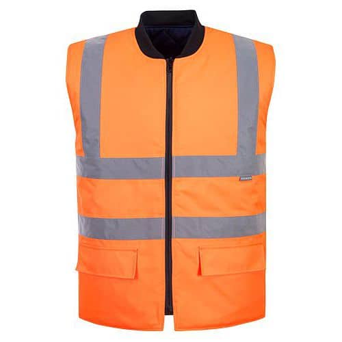 Reflexní oboustranná vesta Hi-Vis, oranžová