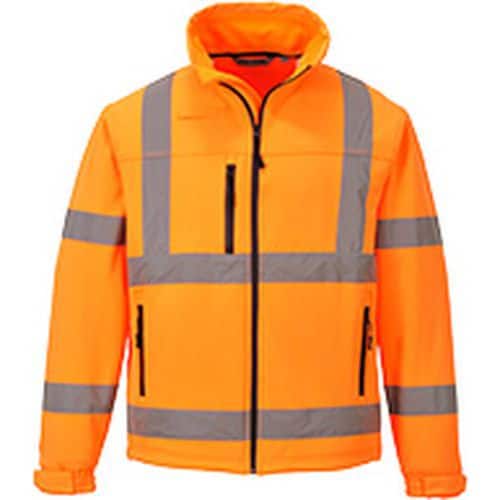 Reflexní softshelová bunda Classic Hi-Vis, oranžová