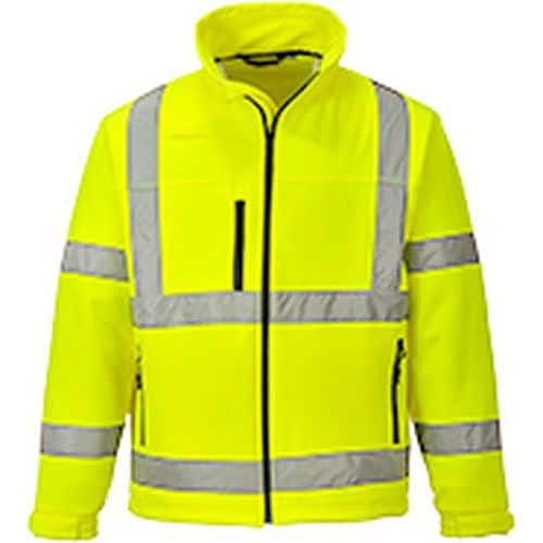 Reflexní softshelová bunda Classic Hi-Vis, žlutá