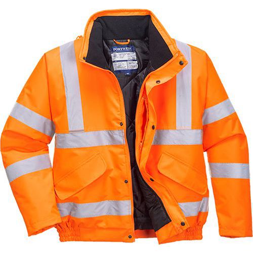 Reflexní nepromokavá bunda Bomber RIS Hi-Vis, oranžová